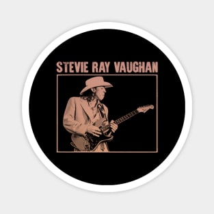 Stevie Ray Vaughan // Vintage Style Design Magnet